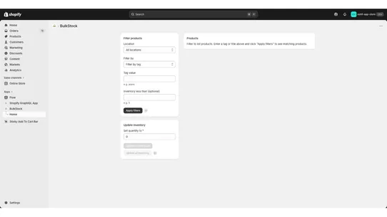 BulkStock screenshot