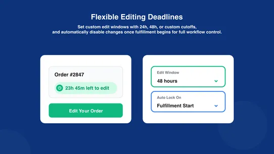 EditsYard ‑ Order Editing screenshot