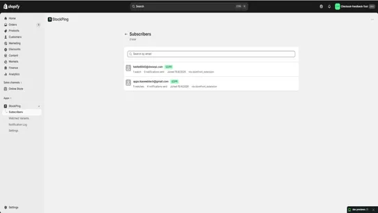 StockPing screenshot