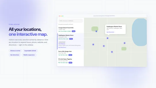 Plynthr ‑ Stockist Map Sync screenshot
