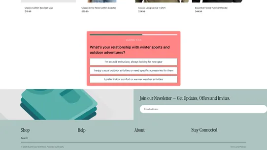 RecommendIQ Quiz screenshot