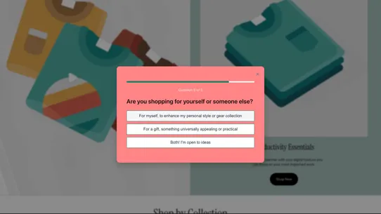 RecommendIQ Quiz screenshot