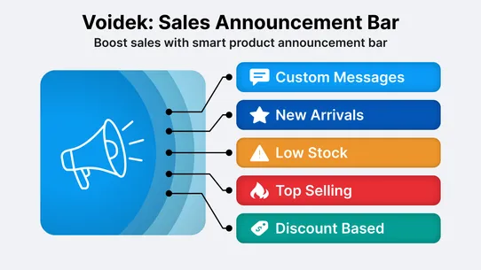 Voidek: Sales Announcement Bar screenshot
