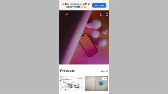 Voidek: Sales Announcement Bar screenshot