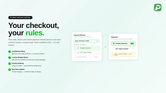 Pure Checkout Extensibility screenshot