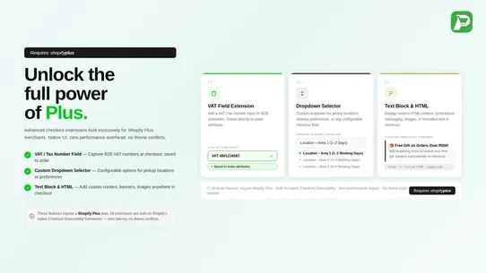 Pure Checkout Extensibility screenshot