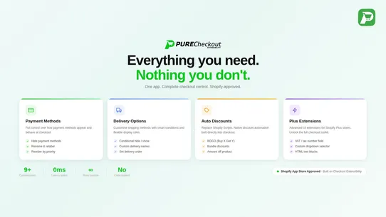 Pure Checkout Extensibility screenshot