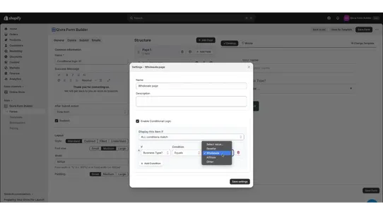 Qivra Form Builder screenshot