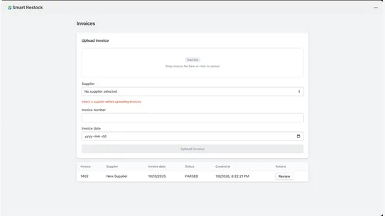 Smart Restock screenshot