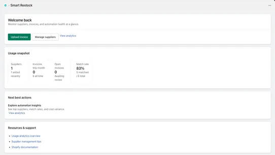 Smart Restock screenshot