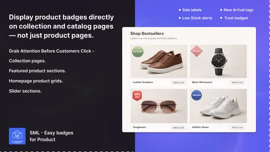 Easy badges for Product screenshot