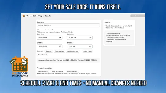 Sales Scheduler by BullMoose screenshot