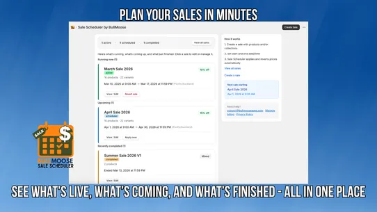 Sales Scheduler by BullMoose screenshot