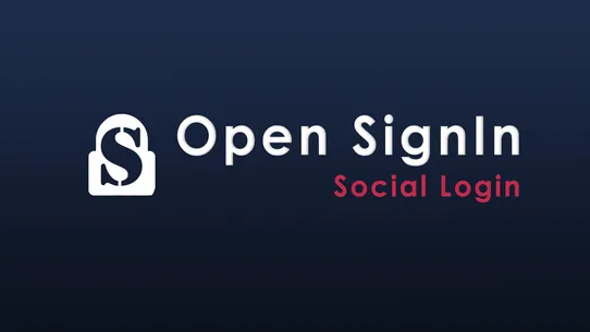 Open SignIn ‑ Social Login screenshot