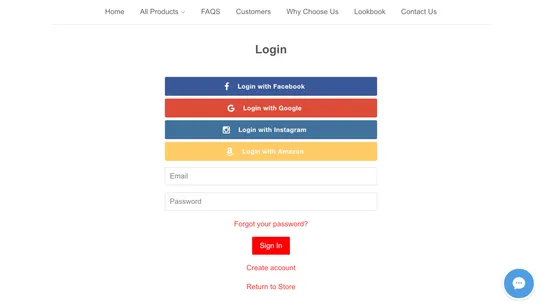 Open SignIn ‑ Social Login screenshot