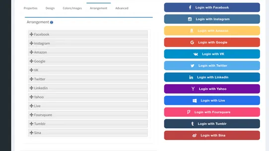 Open SignIn ‑ Social Login screenshot