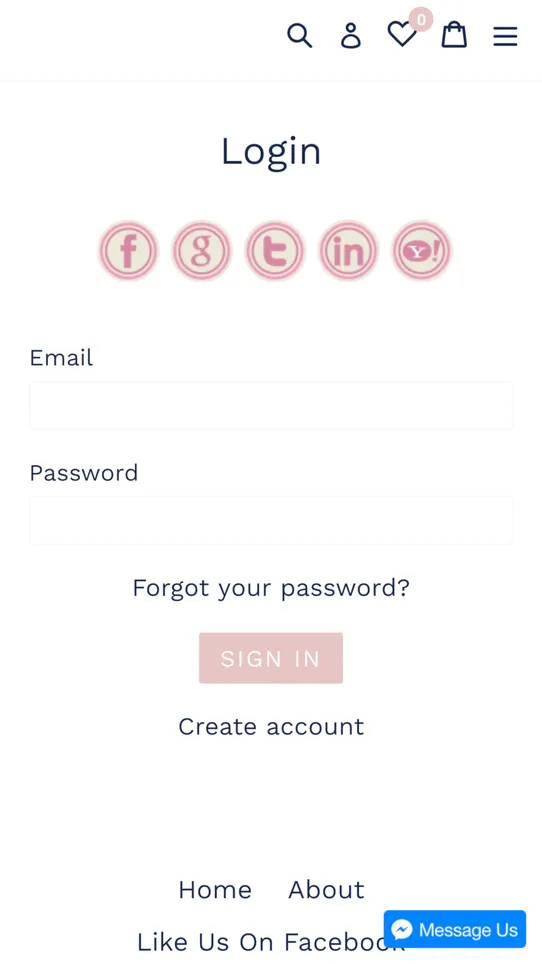 Open SignIn ‑ Social Login screenshot