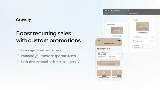 Crowny: Loyalty &amp; Social Media screenshot
