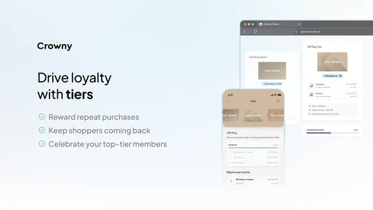 Crowny: Loyalty &amp; Social Media screenshot