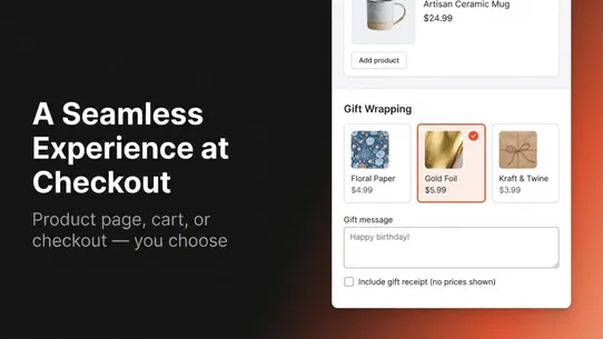 GP ‑ Gift Wrap &amp; Message screenshot