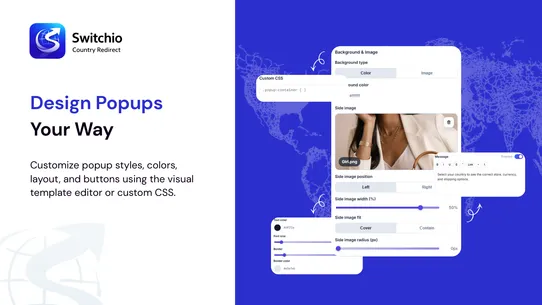 Switchio Country Redirect screenshot