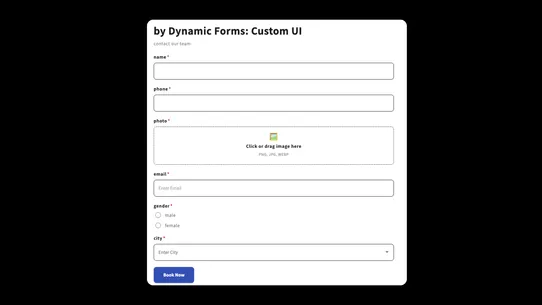 Dynamic Forms: Custom UI screenshot