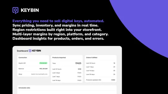 Keybin Digital Codes Sync screenshot