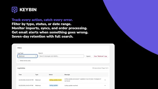 Keybin Digital Codes Sync screenshot