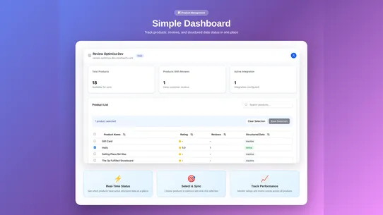 Review Optimiza screenshot