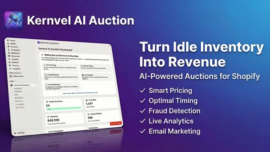 Kernvel AI Auctions screenshot