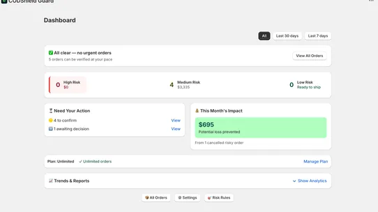 CODShield Guard screenshot