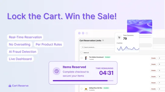 Cart Reserve screenshot