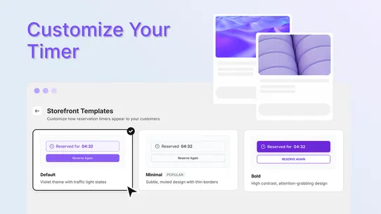 Cart Reserve screenshot