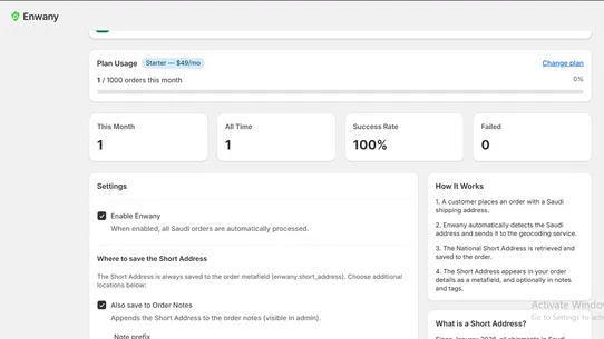 Enwany: Saudi National Address screenshot