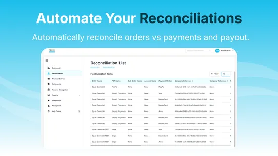 Equali: eCommerce Accounting screenshot