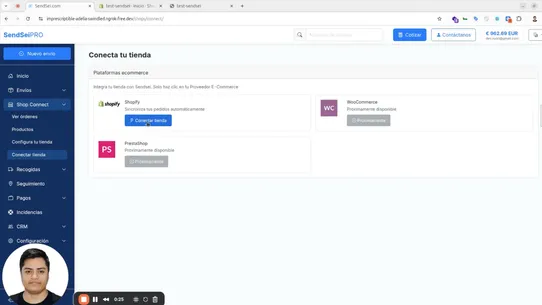 Sendsei Shop Connect screenshot
