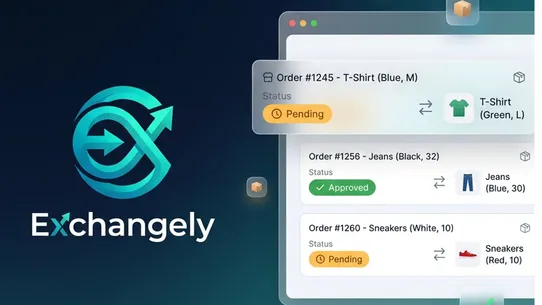 Exchangely:Returns &amp; Exchanges screenshot