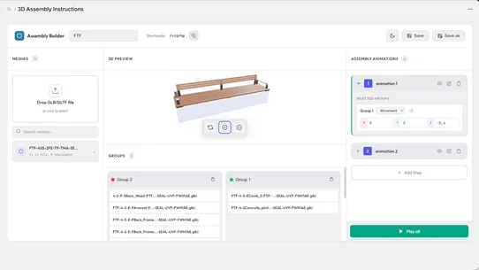 3D Assembly Instructions BETA screenshot