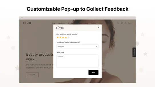 Fab Feedback Button screenshot