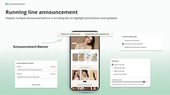 NL Announcement Bar screenshot