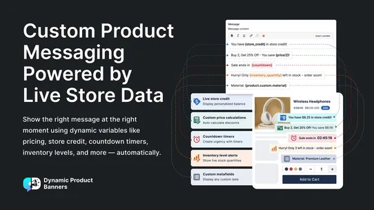Dynamic Product Banners screenshot