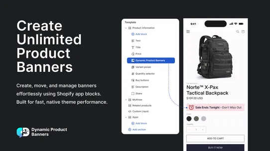 Dynamic Product Banners screenshot
