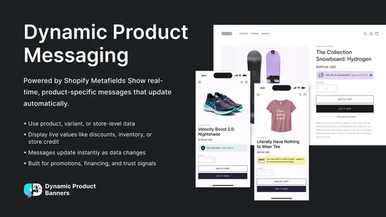 Dynamic Product Banners screenshot