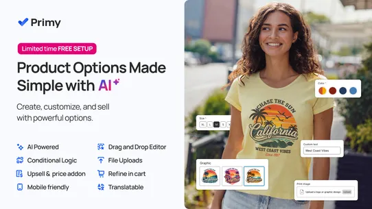 Primy ‑ Custom Product Options screenshot
