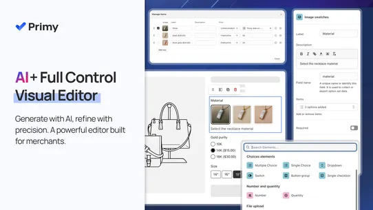 Primy ‑ Custom Product Options screenshot