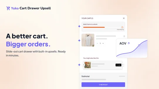 Yuko Slide Cart Drawer screenshot