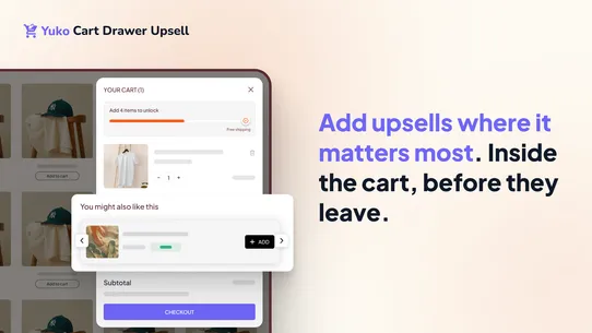 Yuko Slide Cart Drawer screenshot