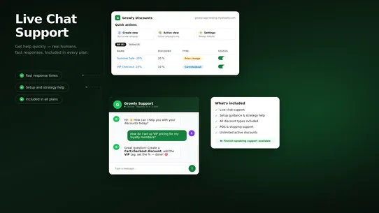 Growly Discounts screenshot