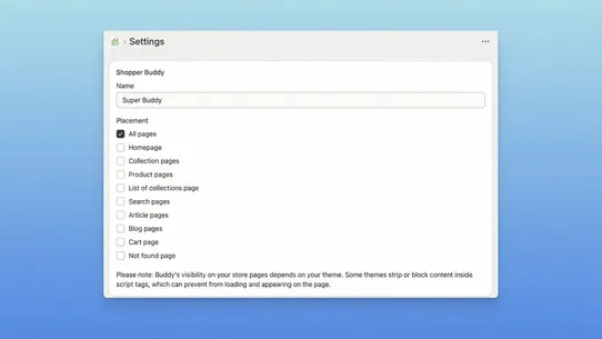 Shopper Buddy screenshot