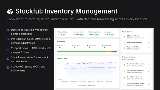 Stockful: Inventory Management screenshot